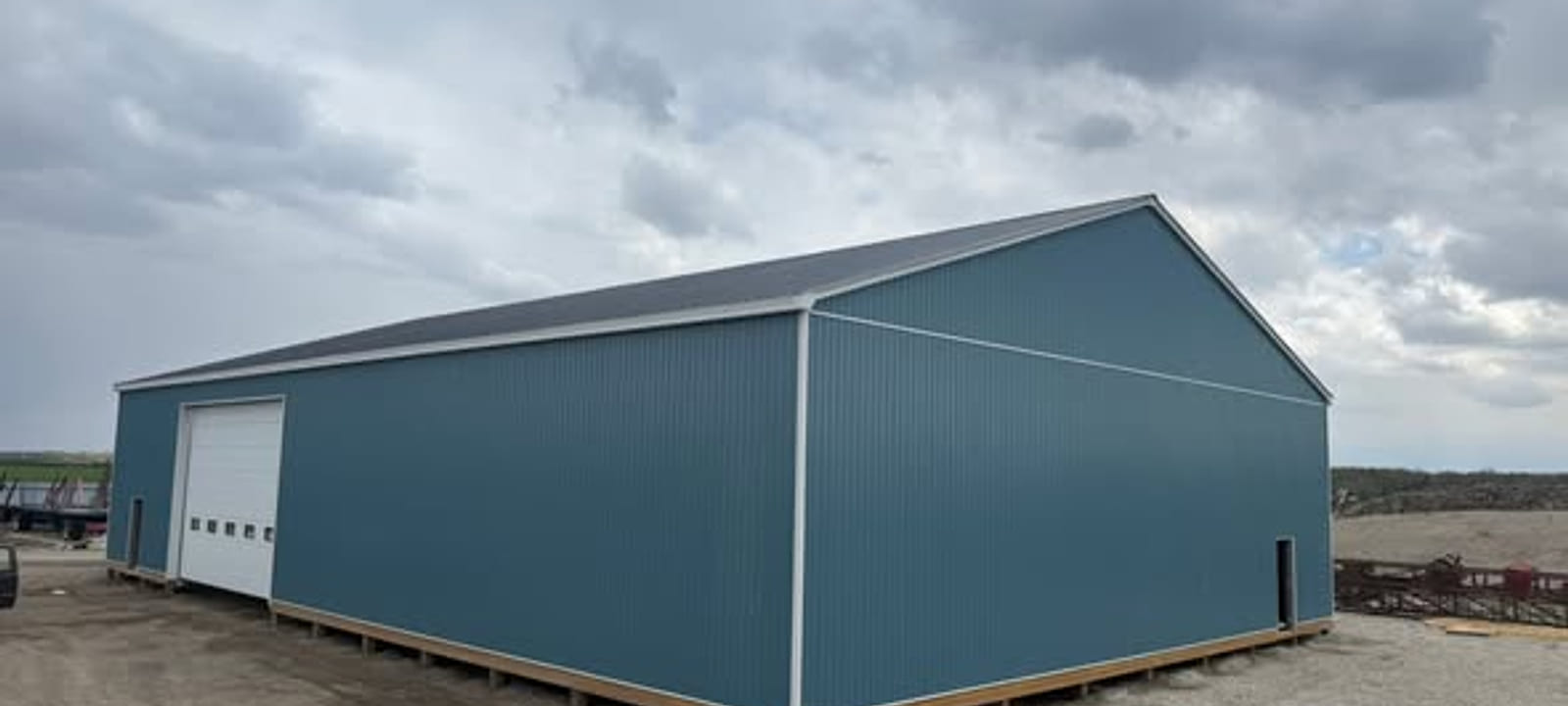 A steel building completed by TKC Construction