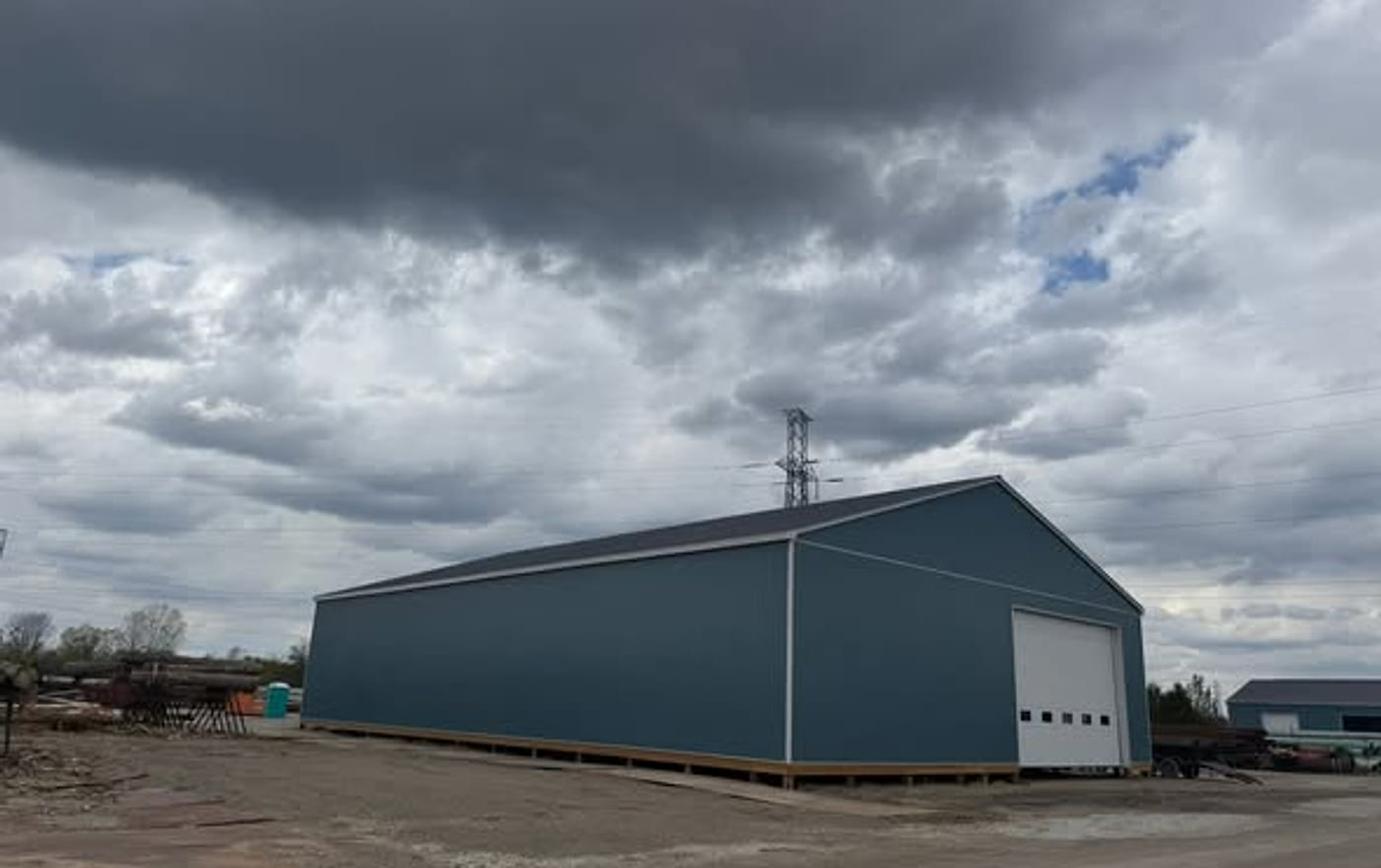 Steel-Clad Storage Building